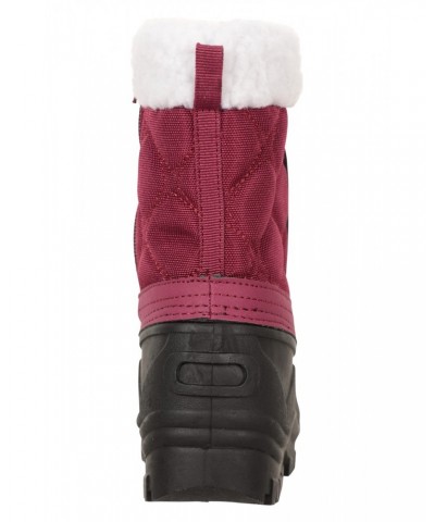 Arctic Toddler Adaptive Waterproof Snow Boots Dark Pink $20.99 Footwear