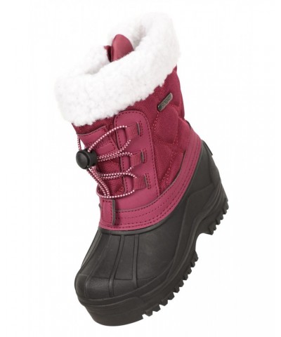 Arctic Toddler Adaptive Waterproof Snow Boots Dark Pink $20.99 Footwear