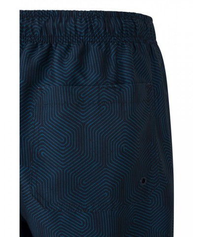 Aruba Printed Mens Swim Shorts Petrol $12.99 Swimwear