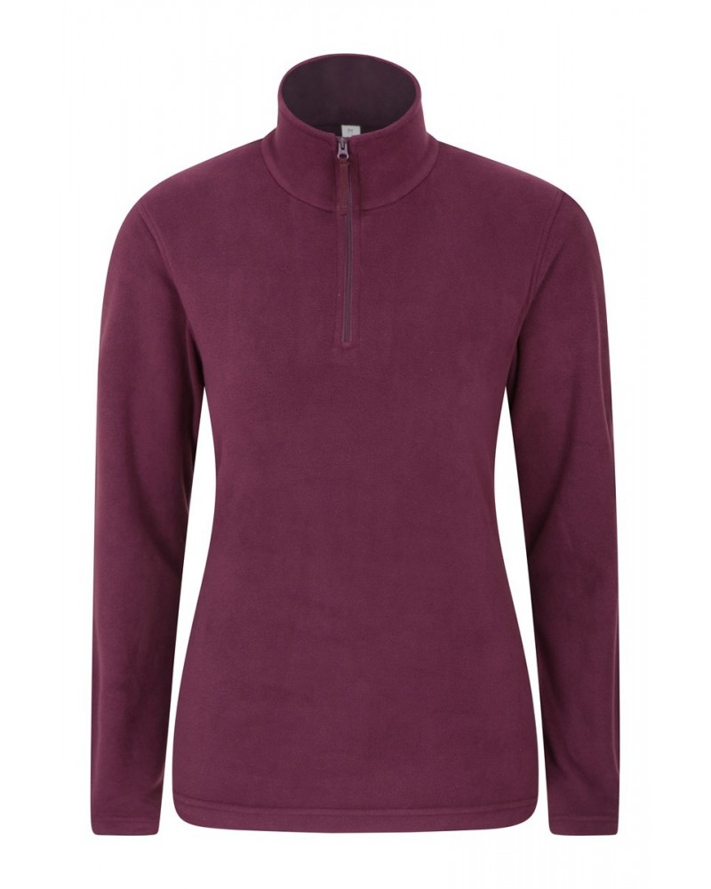 Camber Womens Half-Zip Fleece Burgundy $14.49 Fleece