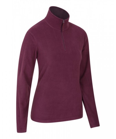 Camber Womens Half-Zip Fleece Burgundy $14.49 Fleece