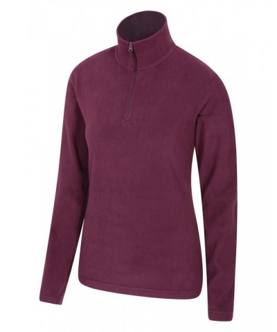 Camber Womens Half-Zip Fleece Burgundy $14.49 Fleece