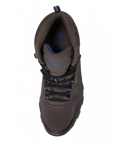 Softshell Kids Waterproof Hiking Boots Dark Grey $35.74 Footwear