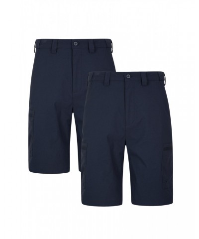 Trek Mens Stretch Shorts Multipack Navy $22.56 Pants