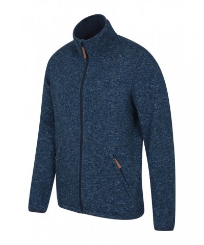 Idris II Mens Full-Zip Fleece Jacket Navy $18.62 Fleece