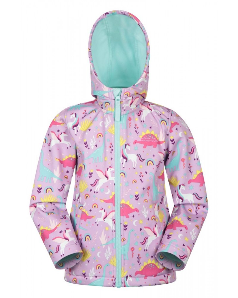 Exodus Kids Printed Water Resistant Softshell Unicorn $16.81 Jackets