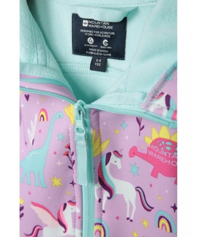 Exodus Kids Printed Water Resistant Softshell Unicorn $16.81 Jackets