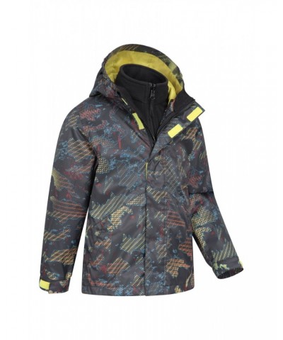 Atom Printed Waterproof 3-in-1 Kids Jacket Black $26.99 Jackets