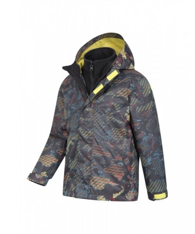 Atom Printed Waterproof 3-in-1 Kids Jacket Black $26.99 Jackets