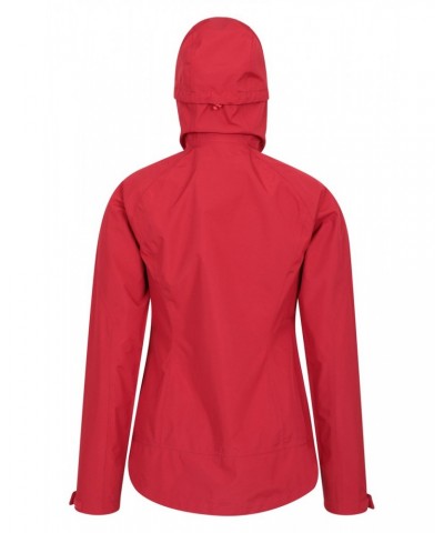 2.5 Layer Lightweight Womens Waterproof Jacket Red $47.19 Jackets