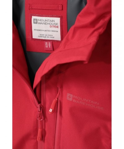 2.5 Layer Lightweight Womens Waterproof Jacket Red $47.19 Jackets