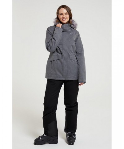 Snow II Womens Waterproof Ski Jacket Grey $45.89 Jackets