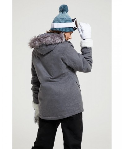 Snow II Womens Waterproof Ski Jacket Grey $45.89 Jackets