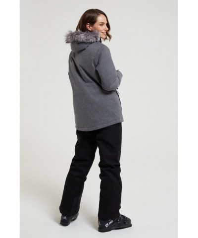 Snow II Womens Waterproof Ski Jacket Grey $45.89 Jackets