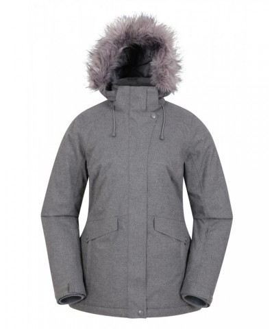 Snow II Womens Waterproof Ski Jacket Grey $45.89 Jackets