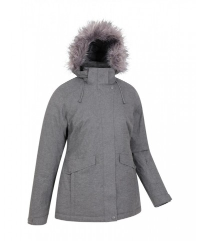 Snow II Womens Waterproof Ski Jacket Grey $45.89 Jackets