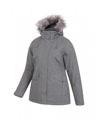 Snow II Womens Waterproof Ski Jacket Grey $45.89 Jackets