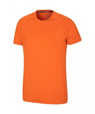 Agra Mens Melange T-Shirt Burnt Orange $15.92 Active