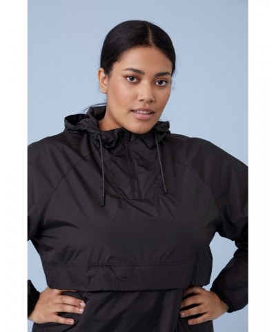 Sneaker Womens Half-Zip Jacket Black $23.65 Jackets