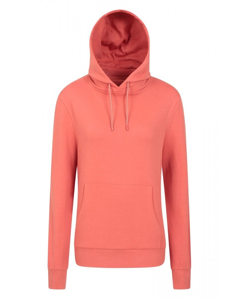 Sylvan Womens Pull Over Hoodie Coral $14.80 Tops