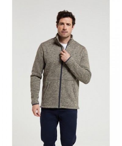 Idris III Mens Full-Zip Fleece Beige $30.20 Fleece