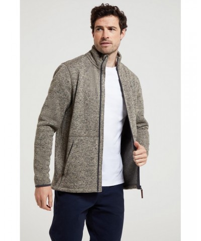 Idris III Mens Full-Zip Fleece Beige $30.20 Fleece