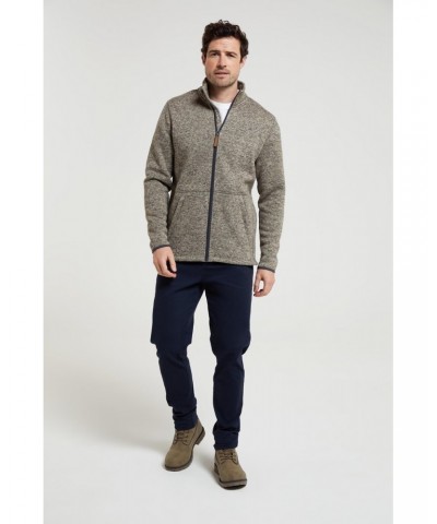 Idris III Mens Full-Zip Fleece Beige $30.20 Fleece