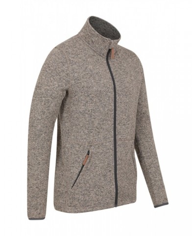 Idris III Mens Full-Zip Fleece Beige $30.20 Fleece