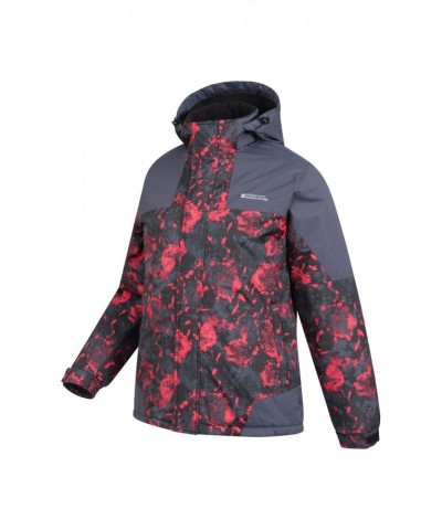 Shadow II Mens Printed Ski Jacket Dark Grey $28.60 Jackets