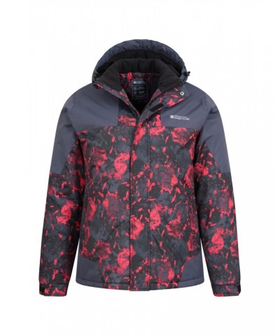 Shadow II Mens Printed Ski Jacket Dark Grey $28.60 Jackets