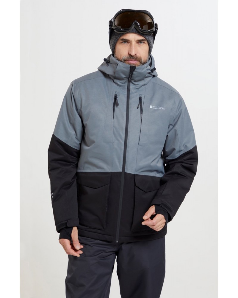 Interstellar II Mens Waterproof Ski Jacket Black $45.89 Jackets