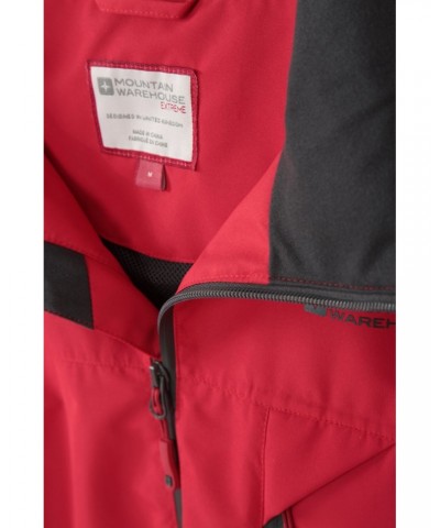 Stride Extreme Stretch Panel Mens Waterproof Jacket Red $32.90 Jackets