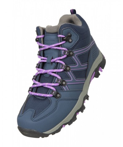 Oscar Kids Hiking Boots Dark Purple $24.50 Footwear