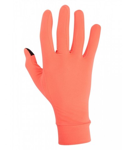 Mens Polygiene Touchscreen Running Gloves Orange $11.99 Accessories