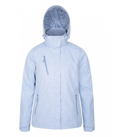 Bracken Melange Womens 3 in 1 Jacket Pale Blue $44.00 Jackets