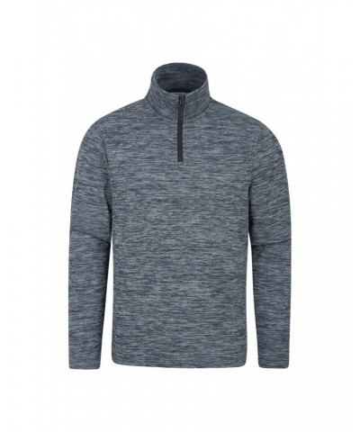 Idris Textured Mens Fleece Navy $17.39 Fleece