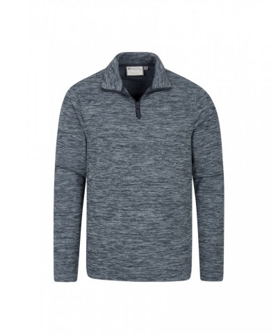 Idris Textured Mens Fleece Navy $17.39 Fleece