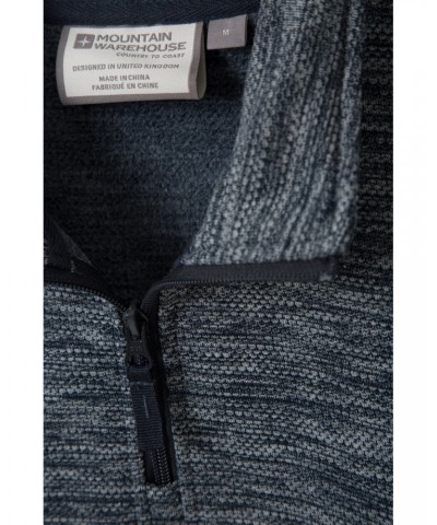 Idris Textured Mens Fleece Navy $17.39 Fleece