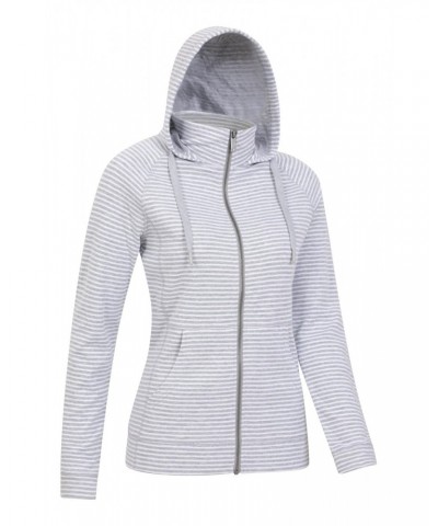 Woolamai Womens Full-Zip Hoodie Grey $22.26 Tops