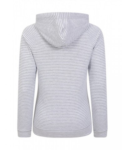 Woolamai Womens Full-Zip Hoodie Grey $22.26 Tops