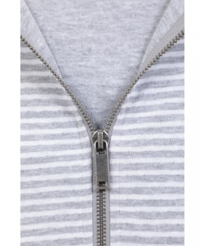 Woolamai Womens Full-Zip Hoodie Grey $22.26 Tops