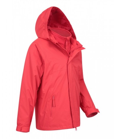 Bracken Extreme 3 in 1 Kids Waterproof Jacket Red $38.40 Jackets