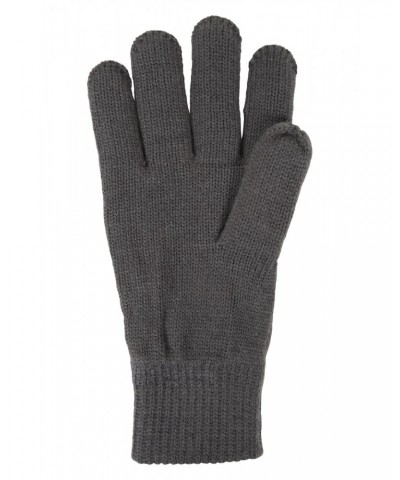 Thinsulate Mens Knitted Gloves Grey $14.49 Accessories