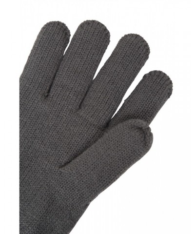 Thinsulate Mens Knitted Gloves Grey $14.49 Accessories