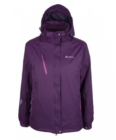 Bracken Extreme Womens 3 in 1 Waterproof Jacket Purple $55.20 Jackets