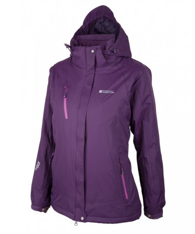 Bracken Extreme Womens 3 in 1 Waterproof Jacket Purple $55.20 Jackets