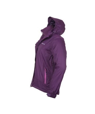 Bracken Extreme Womens 3 in 1 Waterproof Jacket Purple $55.20 Jackets