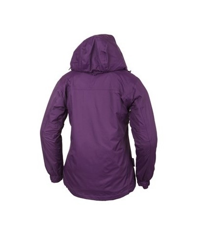 Bracken Extreme Womens 3 in 1 Waterproof Jacket Purple $55.20 Jackets