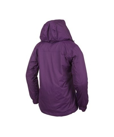 Bracken Extreme Womens 3 in 1 Waterproof Jacket Purple $55.20 Jackets