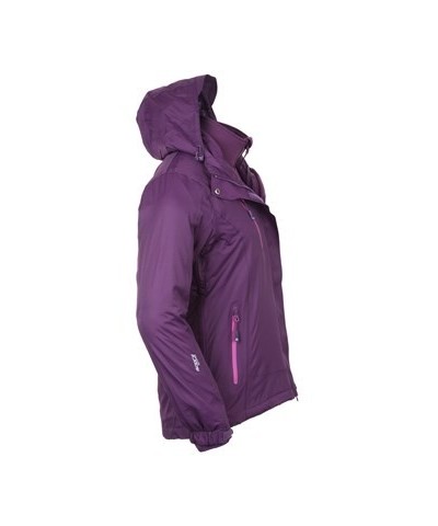 Bracken Extreme Womens 3 in 1 Waterproof Jacket Purple $55.20 Jackets